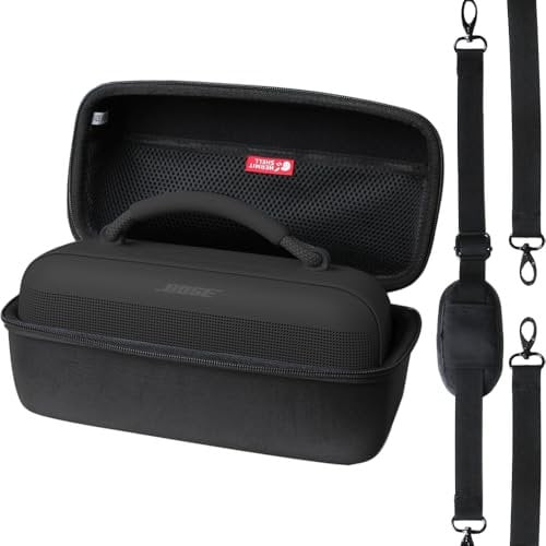 Hermitshell Hard Travel Case for Bose NEW SoundLink Max Portable Speaker, Large Waterproof Bluetooth Speaker (Black)