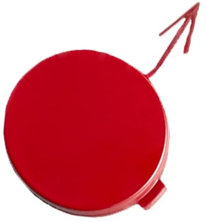 Tappo Copri Occhiello Gancio Traino Paraurti Anteriore Per F&ord Per Fiesta 2012 2013 2014 2015 2016 2017(Rosso)