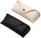 SULIUDAJI 2 pezzi morbida occhiali custodia, pelle portatile da viaggio Occhiali da Custodia Astuccio marsupio per occhiali da sole donna uomo