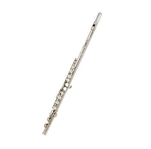 Querflöte 16 Geschlossene Löcher Versilberte C-Tonart-Flöte Weißes Kupfer Mit Geteilter E-Tonart-Flöte Anfänger-/Profi-Leistungsniveau