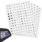 GOMAKERER 600 Stück Auto Schalttafel Aufkleber, 40 Designs Auto Switch ID Label Aufkleber Schwarz Armaturenbrett Schalter Label Aufkleber Für Auto Boot Lkw 15 x 15 mm