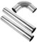 Didiseaon 1 Set of Chimney Flue Stainless Steel Chimney Round Stove Duct Stove Vent Hose Pipe