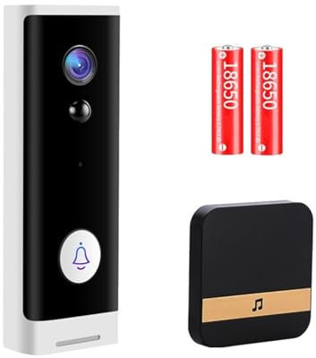Sonnette sans Fil Tuya WiFi, caméra 1080P HD, interphone vidéo, Vie Intelligente, Audio bidirectionnel, Mini interphone Google Home, Carillon de Porte