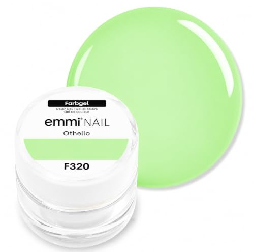 Emmi Nail Farbgel UV/LED-Gel Othello, 5 ml | Brillante Farbintensität, Hohe Deckkraft, Mittelviskos & selbstglättend, Kein Verlaufen in Nagelränder