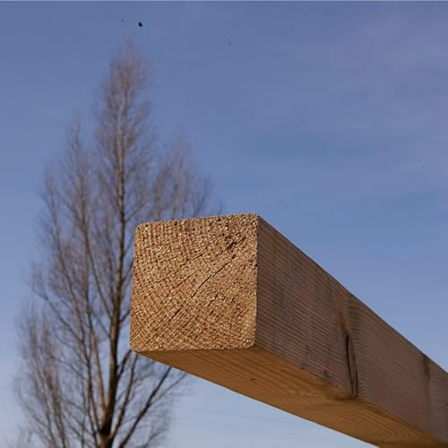 240cm Timber Fence Post Planed Chamfered Pressure Treated 70mm x 70mm