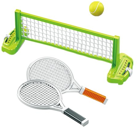 Tischtennis-Spiele für Kinder | Set mit Netzbällen und Schlägern, Sportausrüstung für Outdoor-Aktivitäten und geschlossene Aktivitäten im Garten, und Hof