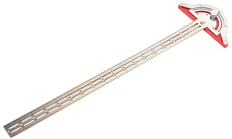 Righello a T multi angolo goniometro strumento di misura per falegnami versatile 50,8 cm 50,8 cm