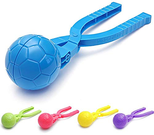 Schneeball-Klemme, 3D-Fußball, Schneeballherstellung, Winter, Outdoor, Schnee, Sandherstellung, Outdoor-Sport, zufällige Farben, langlebige Verarbeitung