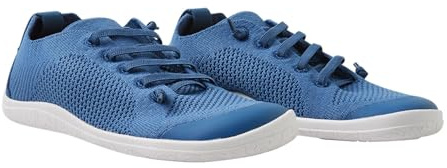 Reima - Astelu Barfußschuhe für Kinder - Leichtes, atmungsaktives Material, breite Zehenbox - Barfußschuhe für Jungen & Mädchen - Flexible Sohle ohne Absatz für tägliches Spielen - Blue, 37