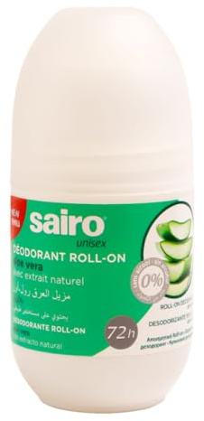 STOP TO SHOP Unisex Deo Roll-On 6er-Pack mit 48h Schutz für sensible Haut | Mit pflegender Aloe Vera und alkoholfrei formuliert, im robusten Kunststoffgehäuse mit sanfter Deocreme