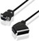 BestPlug 2 m Câble péritel D-Sub VGA mâle vers péritel mâle, de, S Noir (modèle amélioré V1.08)