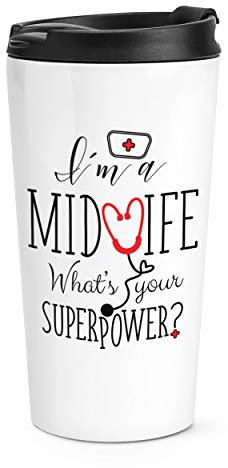 Je Suis Un Sage-Femme Quoi de Neuf Votre Superpower Voyage Tasse Mug