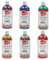 Scola Textile Fabric Paint, 6 Assorted Metallic Colours, 300ml Bottles, School Supplies, Art and Crafts Projects, Children's Craft Projects, Ideal for Kids