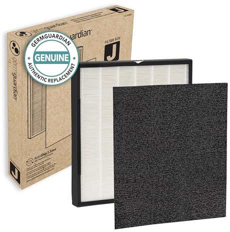 GermGuardian AC5900WCA 3-in-1 Großer Raum-Luftreiniger, HEPA-Filter, UVC-Desinfektionsmittel, bis 338 q. FT Home Air Cleaner fängt Allergene für Rauch, Gerüche, Staub, Keime, Raucher, 3 Jahre Garantie