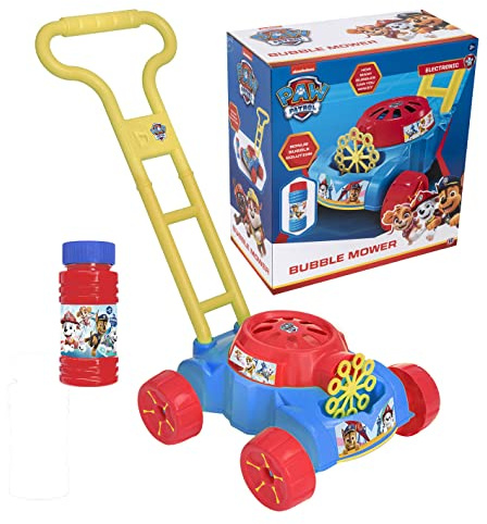 Paw Patrol – Bubble Mower – Kinderrasenmäher mit Seifenblasen-Funktion – Blau