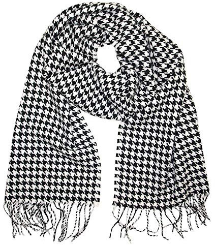 UK_Stone Damen Klassisch Hahnentritt Schal Kariert Gross Lang Halstuch (Stil 2)