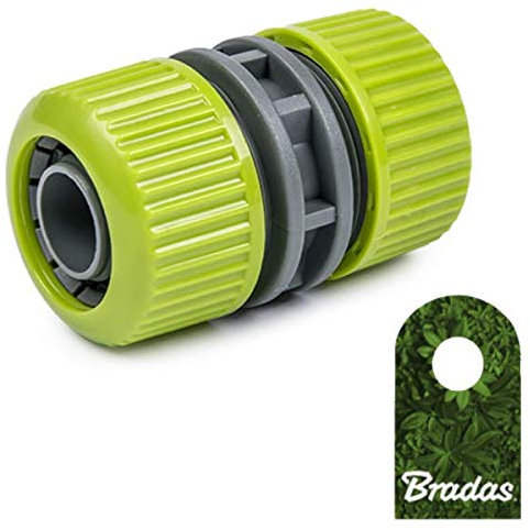 Bradas Reparator 1 auf 1 für Wasserschlauch Verbindungsstück Schlauchverbinder Schlauchkupplung Lime LINE LE-2112 0811