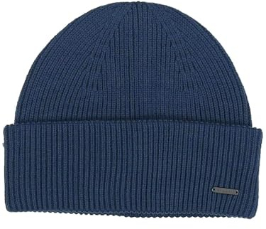 bugatti Beanie | Signature-Flag | OneSize | Unifarben | Mit Wollanteil
