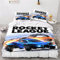 NICHIYOBI Rocket League Bettbezug Bettwäsche Set - Bettbezug und Kissenbezug,Mikrofaser,3D Digital Print dreiteiliger Bettwäsche (10,Single 135x200cm)