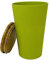KeMar Kitchenware Tischabfalleimer mit Deckel, Kunststoff, Mülleimer, Abfalleimer, Kosmetikeimer (Grün, 1,2 L)
