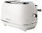 Haden Heritage White Toaster 2 Slice - Variable Browning Control - Electric Stainless Steel Toaster - Economy Mode - Reheat, Cancel and Defrost Functions - 1370-1630W
