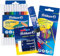 Pelikan 620112 Kunststoff-Radierer AL20, 3 Stück (+ 1 Klebestift, 10er Fasermaler & 12er Buntstifte)
