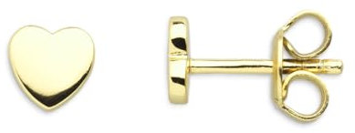 Xenox Ohrringe XS3488GN Damen Ohrstecker Herz Sterling-Silber 925 Gold