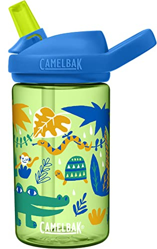 CamelBak Eddy+ 14 oz Kids Water Bottle with Tritan Renew – Straw Top, Leak-Proof When Closed