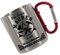 Crealuxe Edelstahltasse mit Karabiner - Der beste Maurer heißt Wunschname - 330ml, Tasse personalisiert, Kaffeetasse, Bürotasse, Metalltasse mit Name