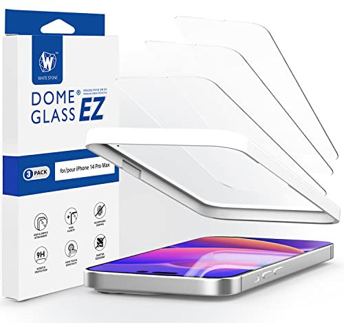 Whitestone EZ Glass Screen Protector for Apple iPhone 14 Pro Max