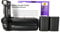 DSTE BG-R10 Vertical Battery Grip Compatible with Canon EOS R5, R5C, R6 Camera + 2pcs LP-E6N Battery