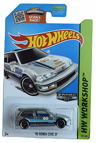 Hot Wheels Zamac '90 Honda Civic EF, HW Workshop 197/250