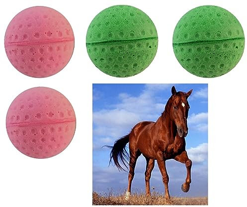 SHUYUE Ohrstöpsel für Pferde, Schaumstoff-Ohrstöpsel, Ball Tack und Zubehör, Pferd, Klassische Pferdeohrstöpsel, Kieferngrün