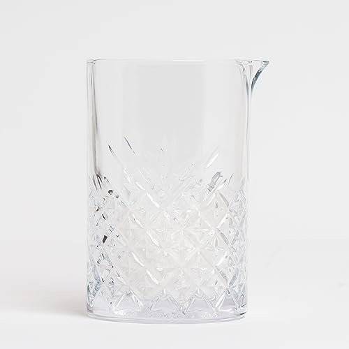 Verre de mélange de cocktail | Pichet à cocktail | Verre mélangeur 650 ml | Pour cocktails, boissons et plus | Verre à Mélange