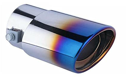 Autoauspuffrohr Große Gerade Halbe Gegrillte Blaue Endstückkehle Für Automobil-Schalldämpfer-Schornstein-Auspuffrohr-modifizierter Stahl A5m3