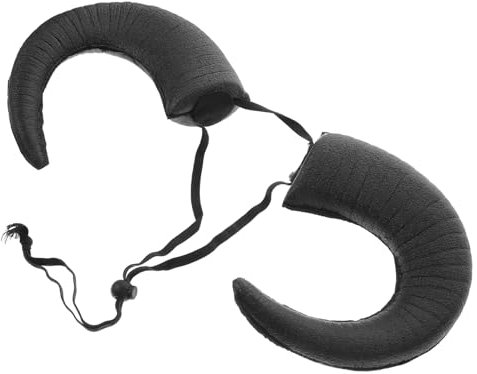 Holibanna 2st Giraffen-stirnband Teufelshörner Stirnband Aus Teufelshorn Teufel Dämonen Hörner Make-up-stirnbänder Ziegenhörner Ohr Stirnband Hörner Kopfschmuck Antilopenhorn Schwamm