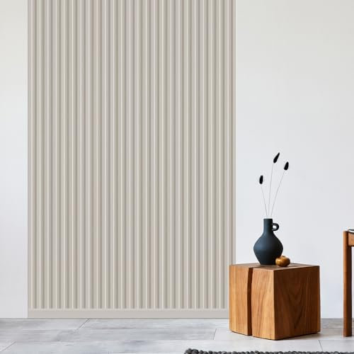 REESE Wandpaneele Sandbeige | Mittelleiste 252 cm | Deckenpaneele | Wandverkleidung | kein Bohren | MDF