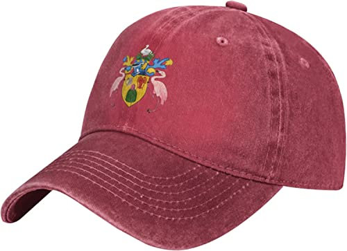 501 Baseball Cap Wappen Der Turks- Und Caicosinseln Baseballmütze Unisex Baseballkappe Verstellbare Trucker Hut Für Outdoor Außenbereich Running