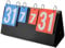 Leopacat Spielanzeigetafel, 4-stellige Sport-Anzeigetafel, Tragbarer Tisch-Punktezähler, Badminton-Scorecard, Praktische Anzeigetafel, für Tischtennis Cornhole Fußball Basketball Badminton