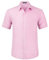 HISDERN Mens Short Sleeve Dress Shirt Regular Fit Casual Formal Pink Shirts Button Down Business Stretch Shirt Non Iron,XL