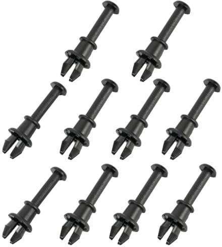 GXGM Remaches plastico Coche Clip Bandeja Maletero,10 Piezas, Resistentes y duraderas,para la mayoría de los Modelos de automóviles, para Correas de sujeción de estantes para Paquetes