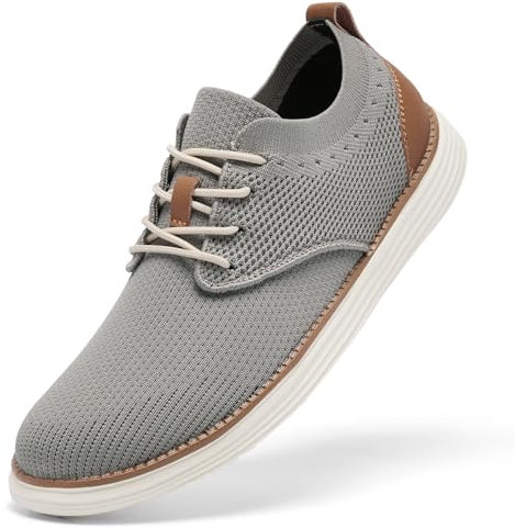 SHULOOK Atmungsaktive Sommerschuhe Herren Leichte Walkingschuhe Sommer Business Schuhe Casual Moderne Breeze Sneakers (Salbeigrün 44)