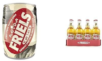 Bundle of Friels Vintage Cider- 7.4% ABV, Premium International Award Winning Gluten Free 8 x 500ml Glass Bottles + Friels Vintage Cider- 7.4% ABV, Premium International Award Winning, 5L Mini Keg
