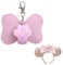 rainbowstar 2 Pack Mouse Ears Holder for Backpack Bag Headband Holder Lanyard Strap Keychain Headband Hanging Display Organizer, Pink, S