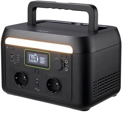 ACER APS311 Power station portable, batterie LiFeP04, 512 WH, sortie 600 W max, générateur nomade pour camping/camping car/stockage d'énergie