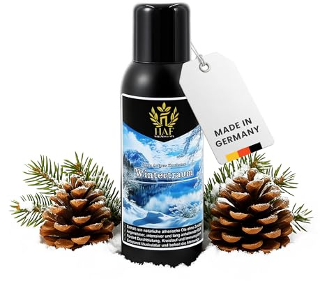 HAF Saunaaufguss Wintertraum 250 ml - Sauna Aufgussmittel mit natürlichen ätherischen Ölen - Saunaduft ohne künstliche Zusätze - Saunaöl als Konzentrat für intensiven & langhaltenden Duft