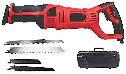 4800W Sierra Eléctrico para Carne y Huesos, Portátil Sierra Carnicero para Cortar Huesos Jamon, Multifunción Casa Comercial Sierra de Sable para Cortar Madera, Metal, Plástico