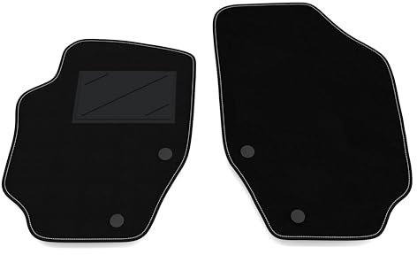 Auto-Fußmatten Kit nur vorne 2 Stück kompatibel mit Peugeot 307 CC 2003-2009 | Set 2 Teppiche vorne nach Maß in Teppich