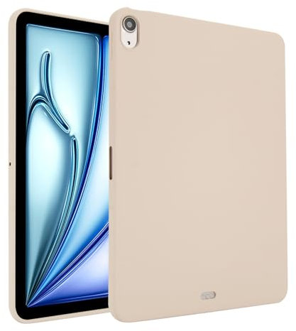 Kompatibel mit iPad Air 5. / Air 4. / Pro 11 2018, schlank und leicht, TPU-Gummi, weiche Silikon-Schutzhülle, stoßfest, Tablet-Abdeckung für iPad AIR4/AIR 5/PRO 11 2018 (Beige)