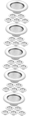 OSALADI 5 Juegos Filtro De Fregadero Drenar Filtro De Grifo para Fregadero De Cocina Kitchen Sink Filter Colador De Desague Escurridor De Fregadero Doméstico Colador De Lavabo 6 Piezas * 5